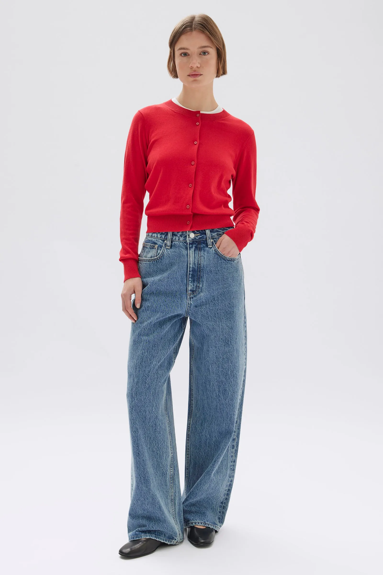 Semra Cotton Cashmere Cardigan sold by Assembly Label product image thumbnail 2