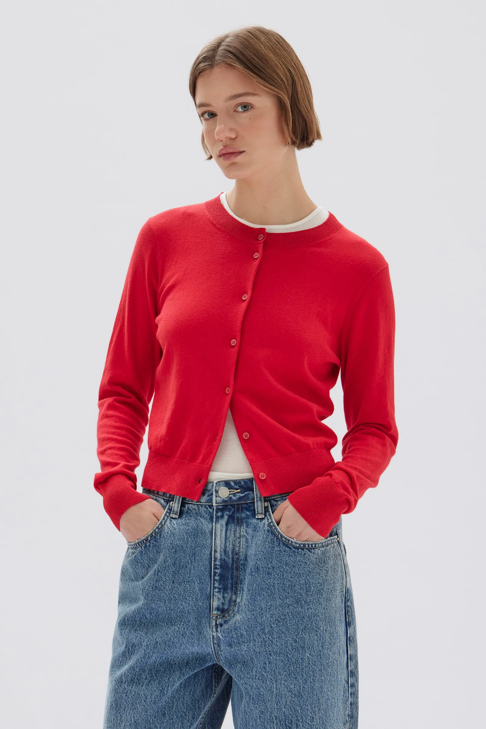 Semra Cotton Cashmere Cardigan sold by Assembly Label product image thumbnail 3