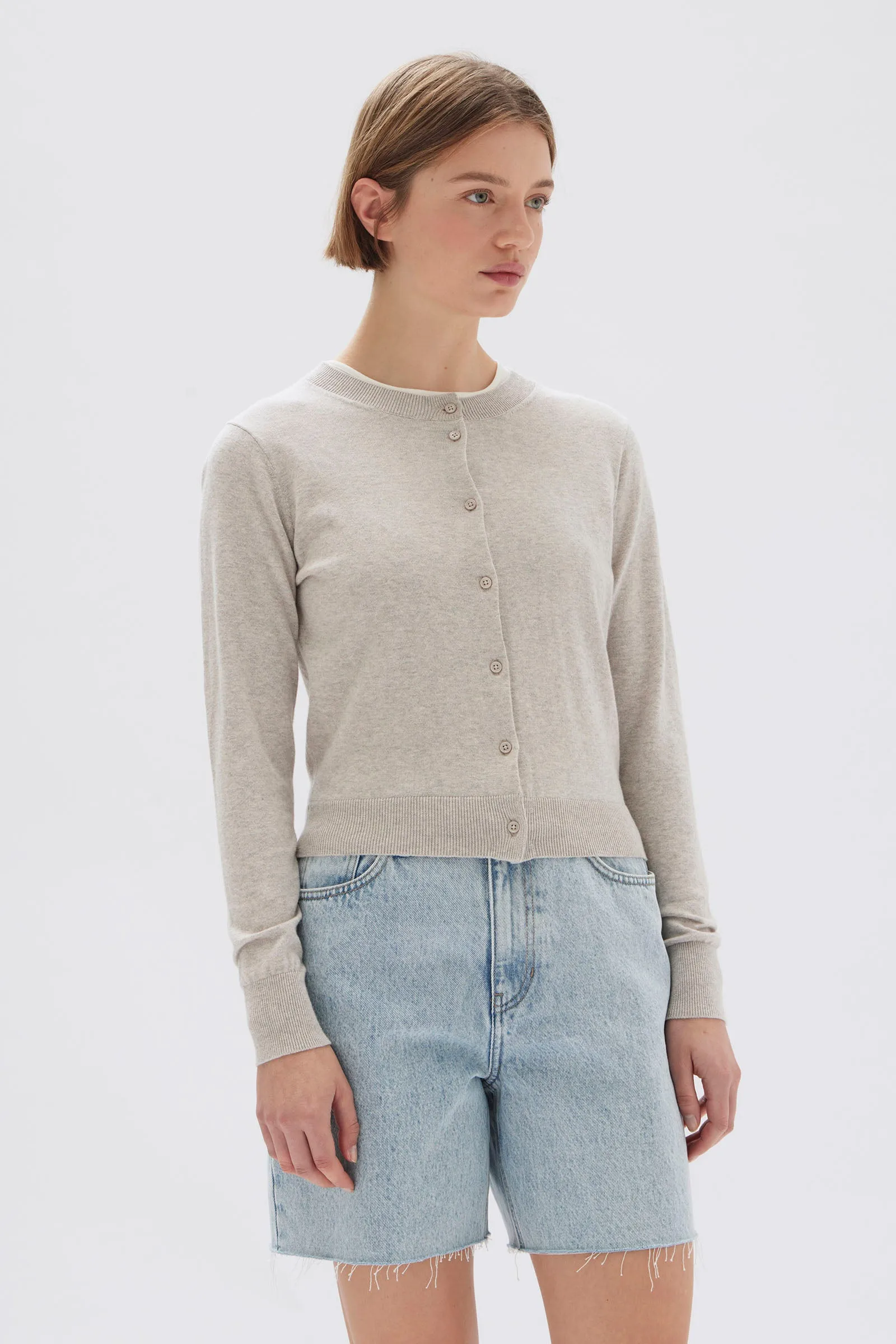 Semra Cotton Cashmere Cardigan sold by Assembly Label product image thumbnail 3