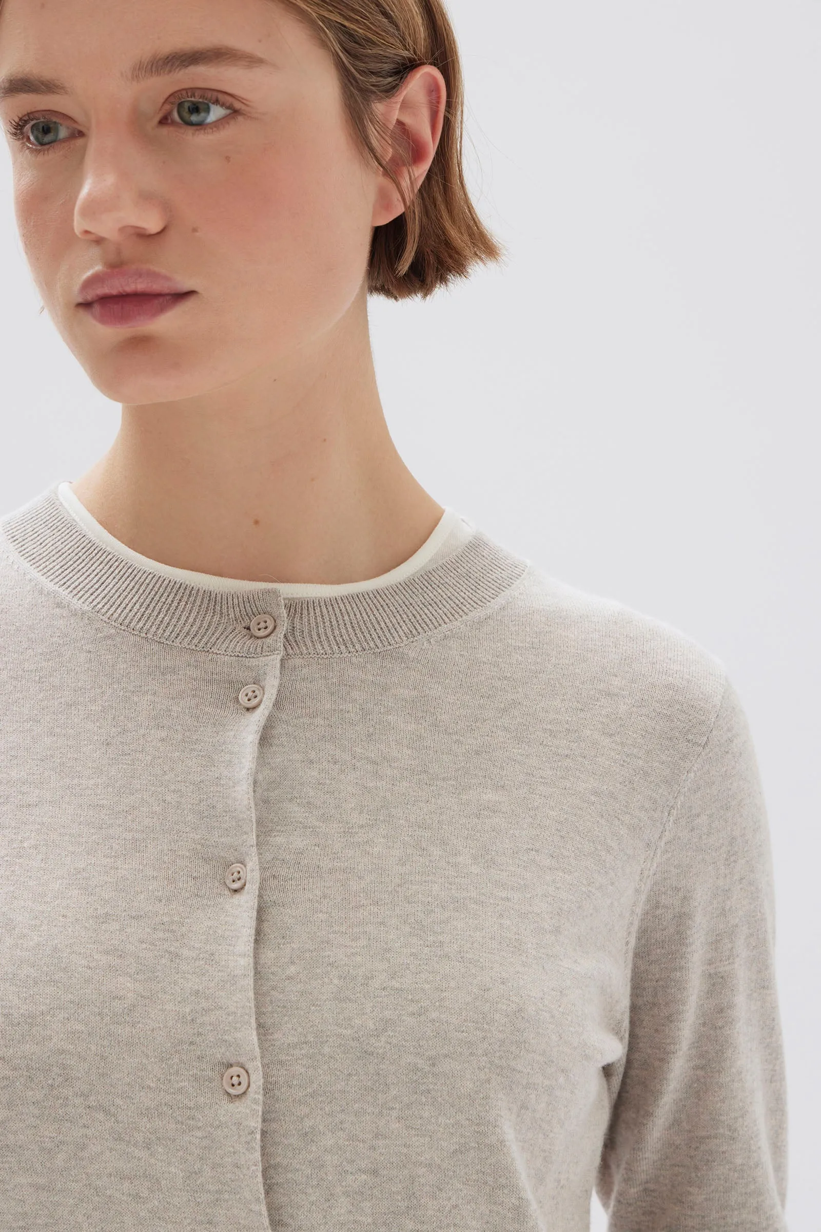 Semra Cotton Cashmere Cardigan sold by Assembly Label product image thumbnail 5