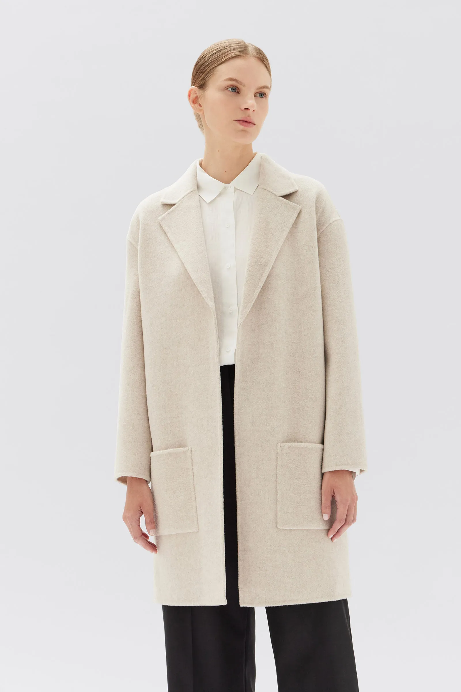 Single Breasted Wool Coat sold by Assembly Label