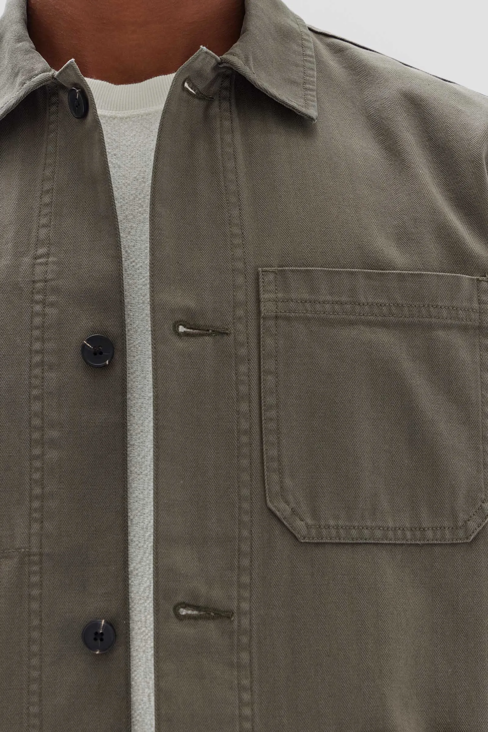 Herringbone Chore Jacket sold by Assembly Label product image thumbnail 2
