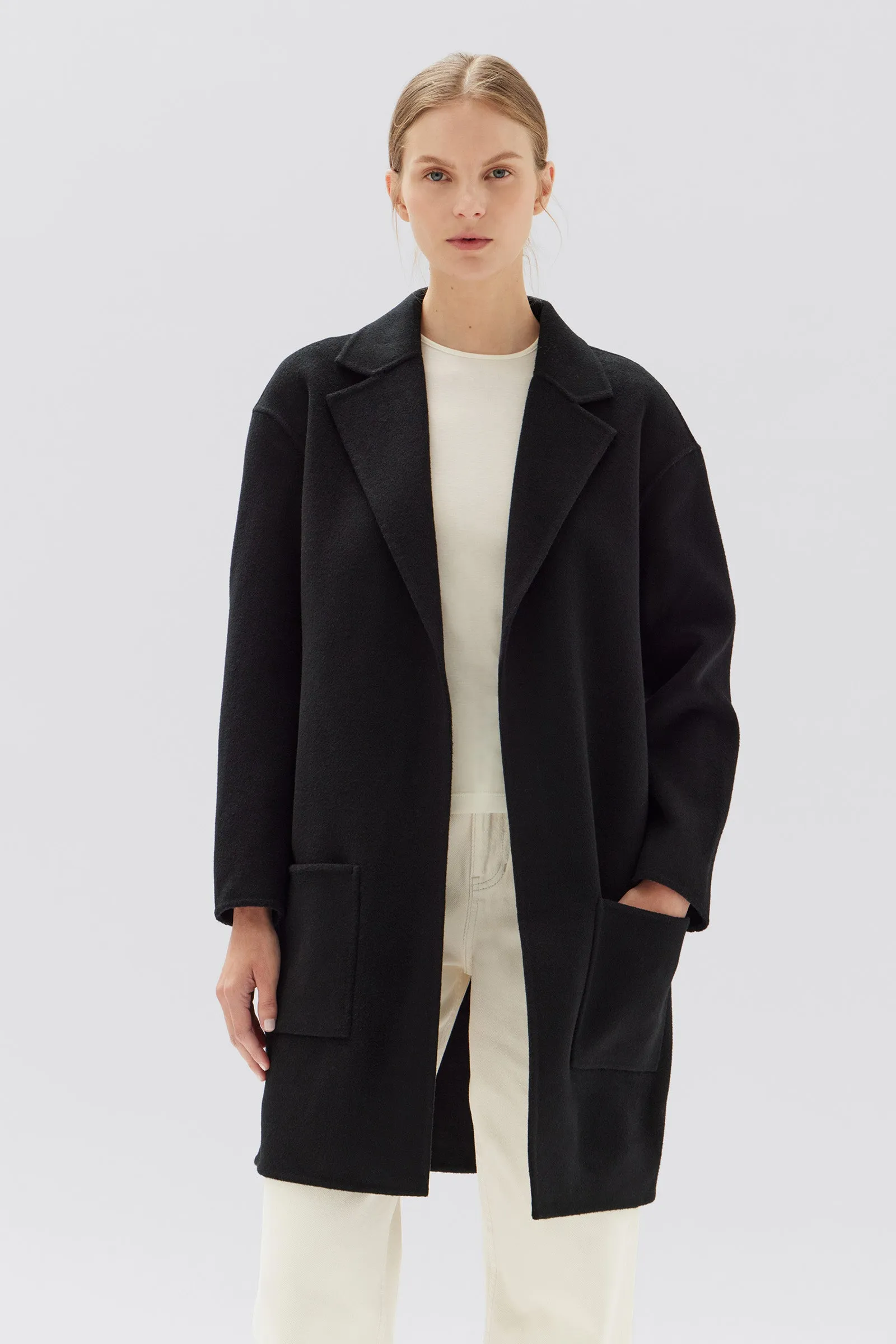 Single Breasted Wool Coat sold by Assembly Label