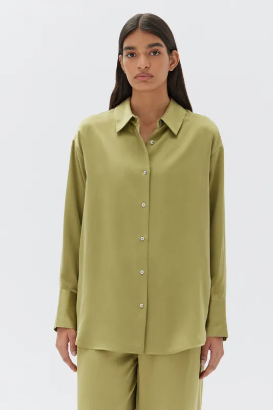 Ena Silk Shirt sold by Assembly Label