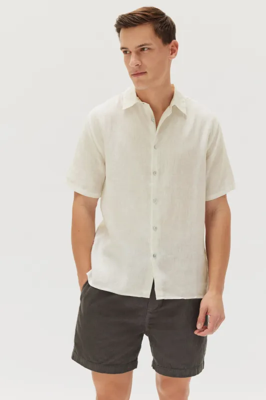 Short Sleeve Linen Shirt sold by Assembly Label