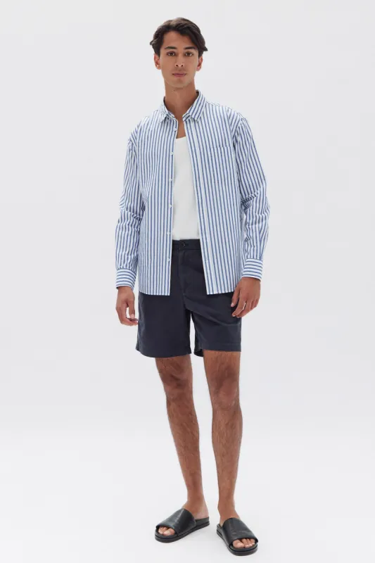 Poplin Stripe Long Sleeve Shirt sold by Assembly Label