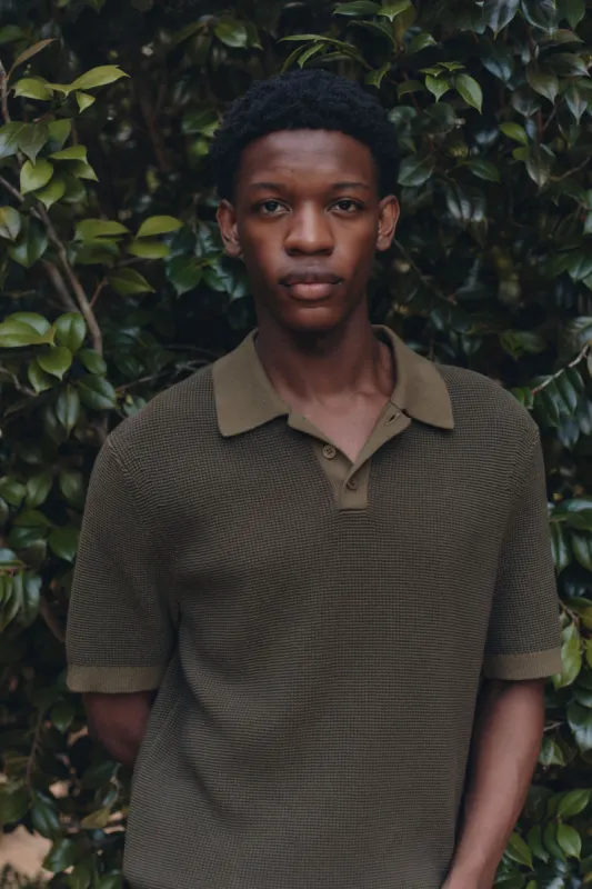 Lorne Knit Polo made by Assembly Label