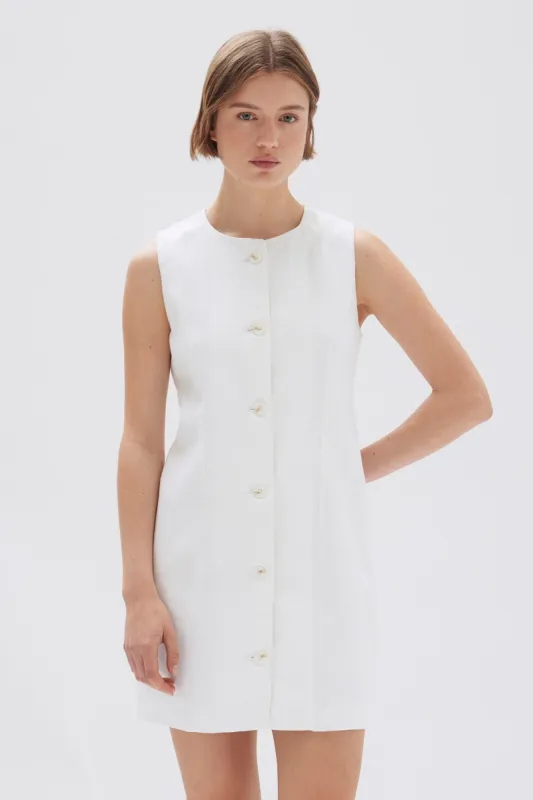 Coralie Linen Mini Dress sold by Assembly Label