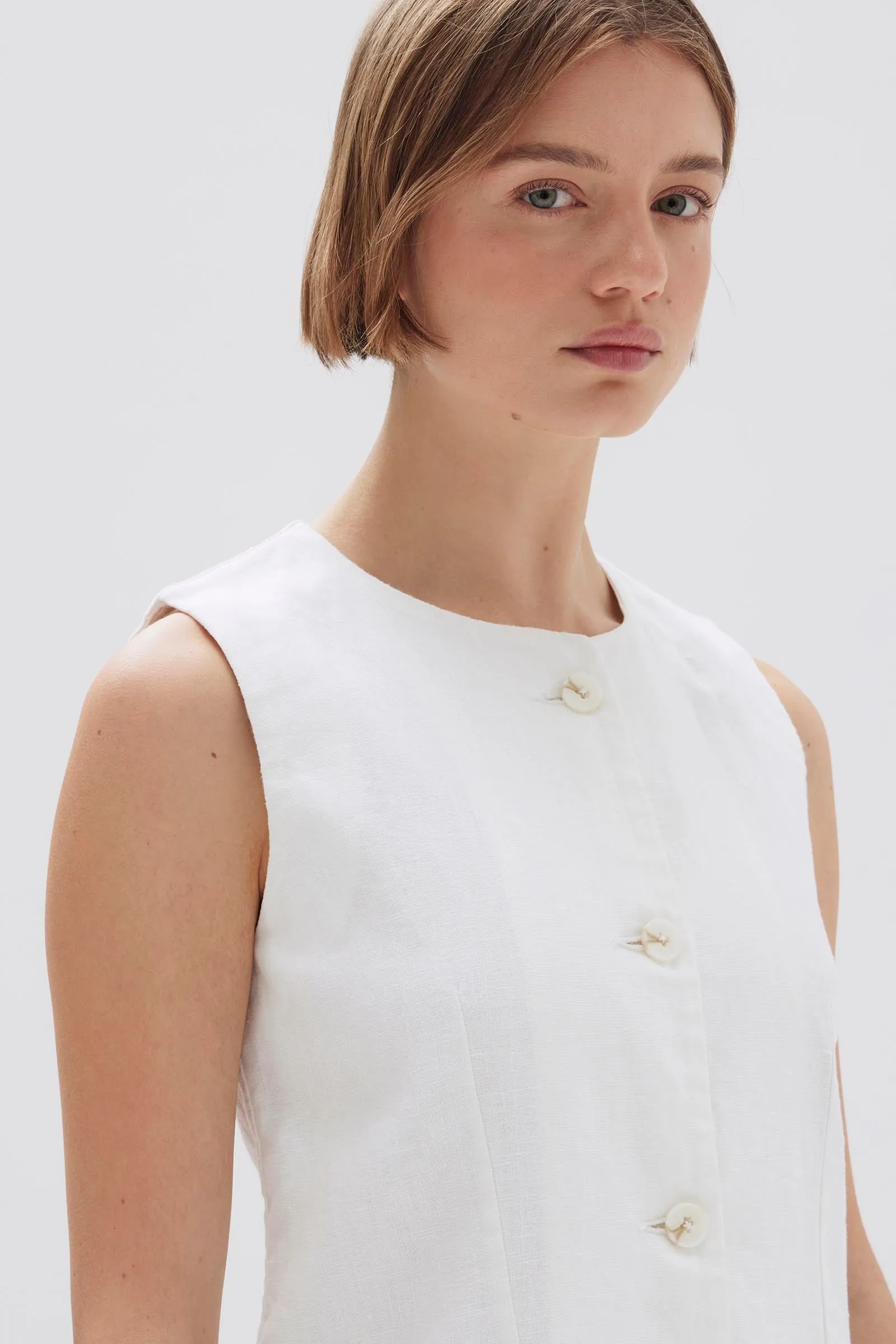 Coralie Linen Mini Dress sold by Assembly Label product image thumbnail 2