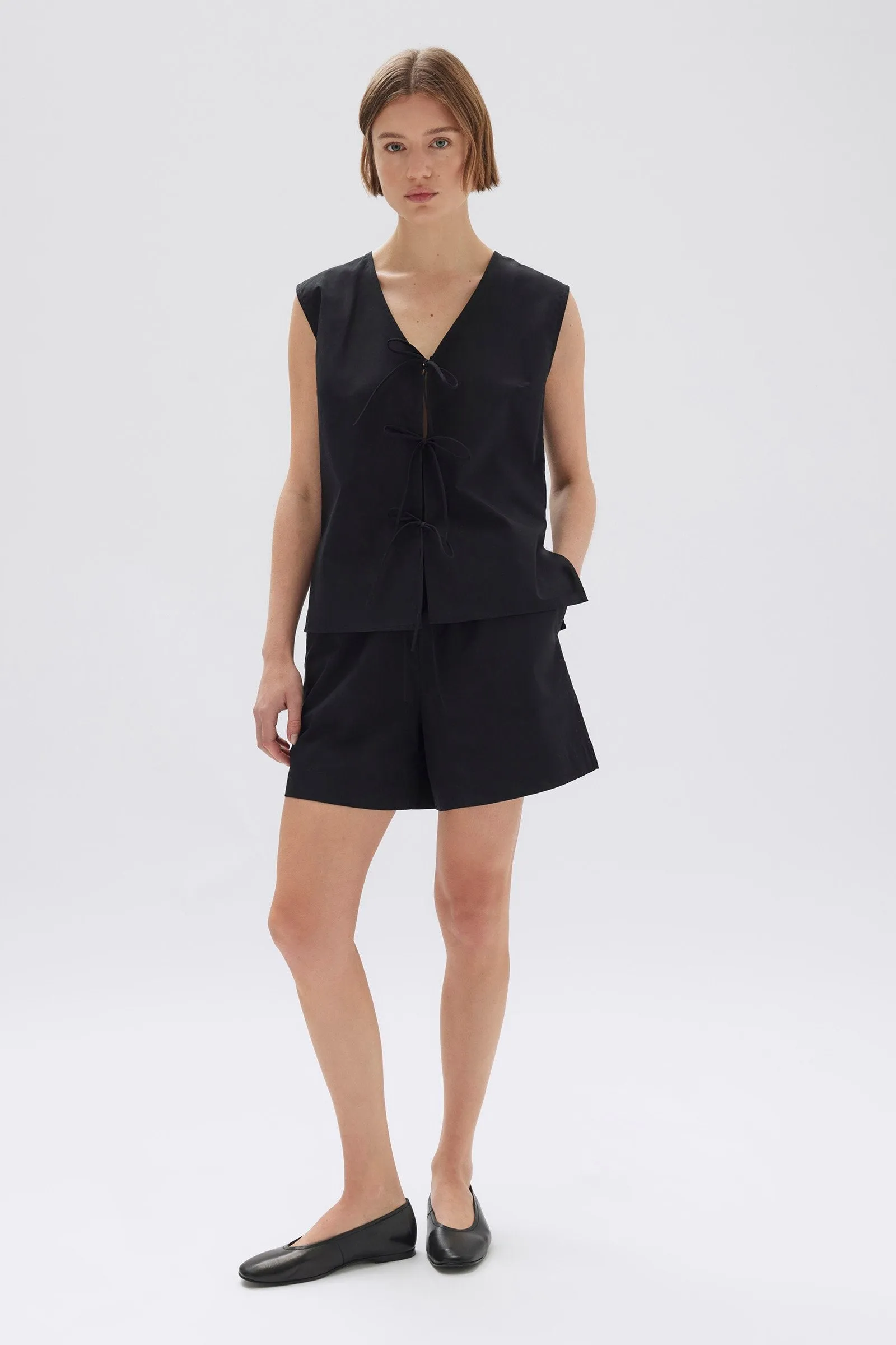 Ollie Poplin Tie Top sold by Assembly Label product image thumbnail 5