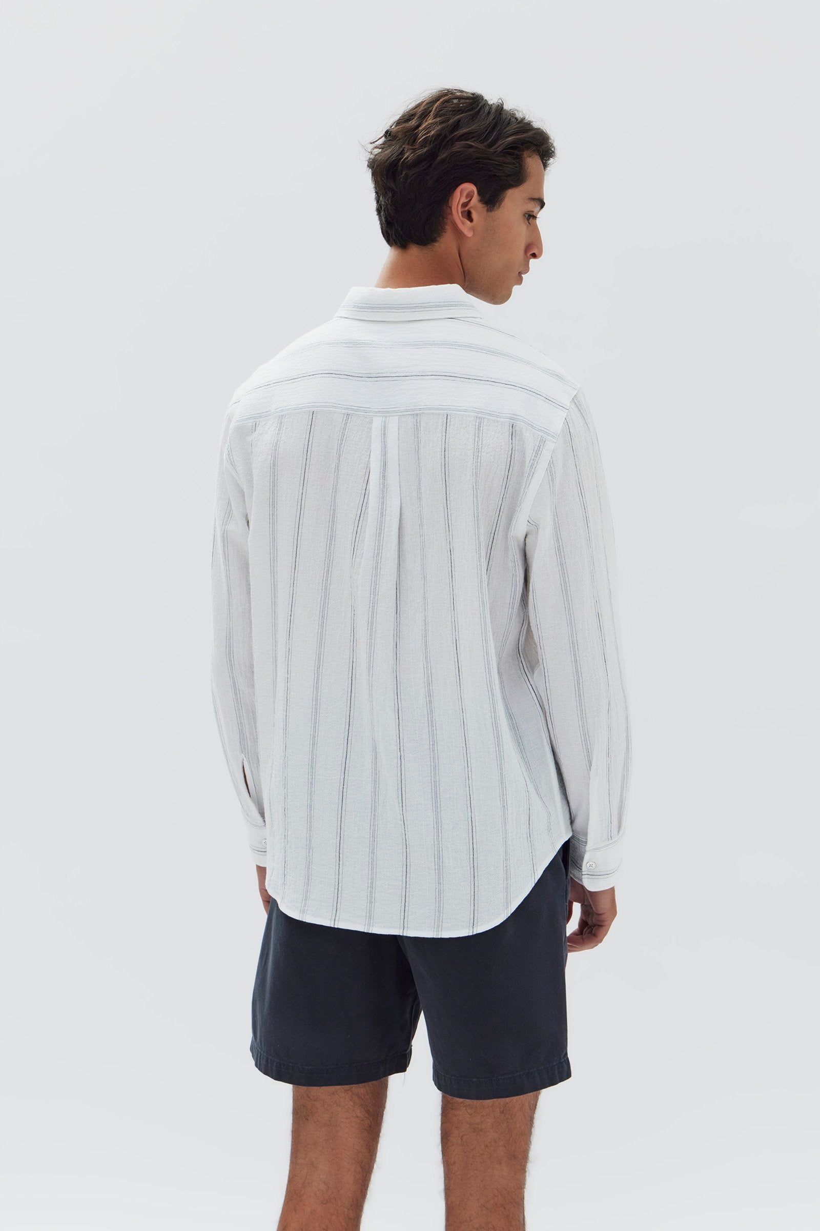 Fine Stripe Textured Shirt sold by Assembly Label product image thumbnail 5