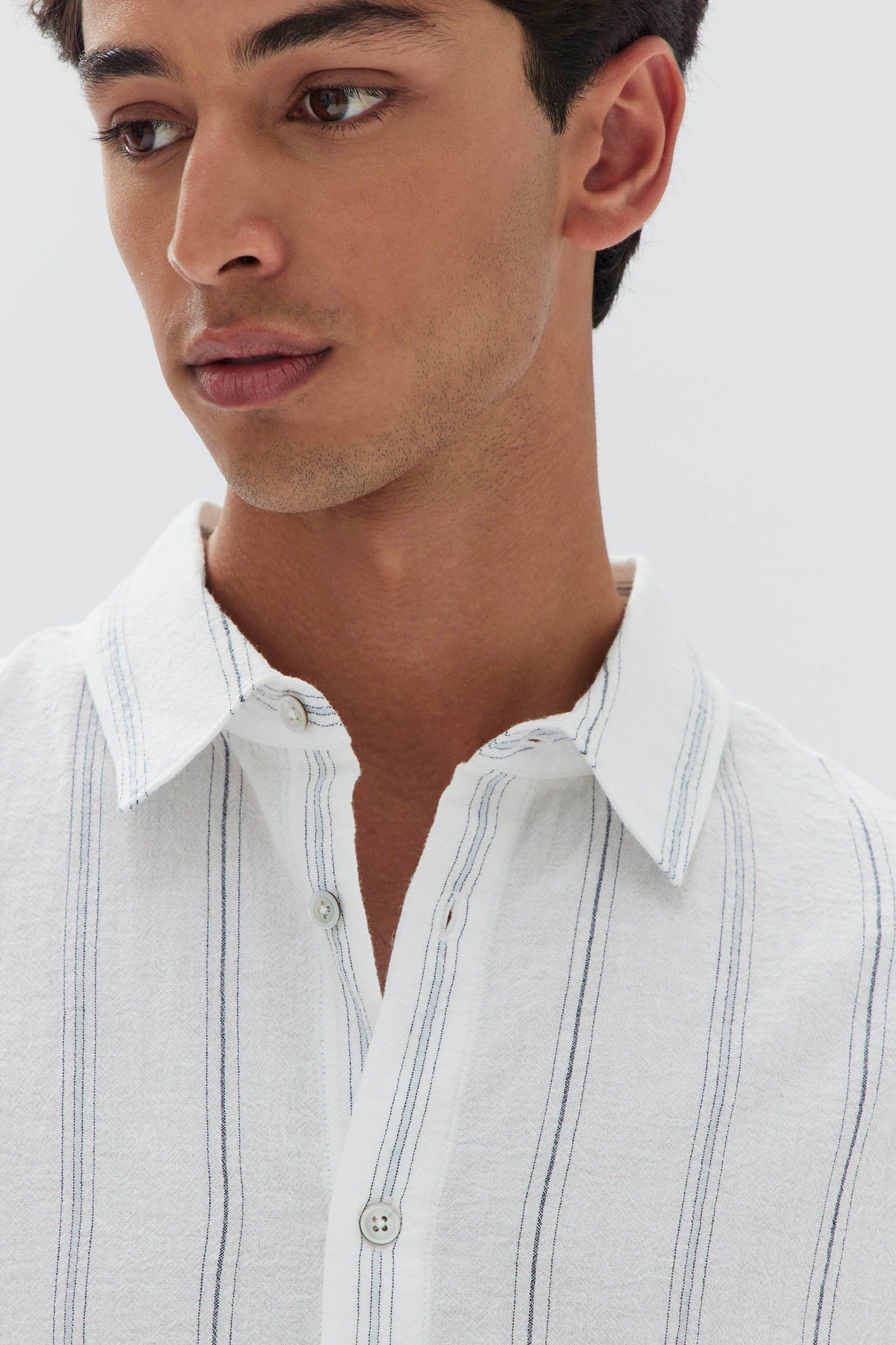 Fine Stripe Textured Shirt sold by Assembly Label product image thumbnail 3