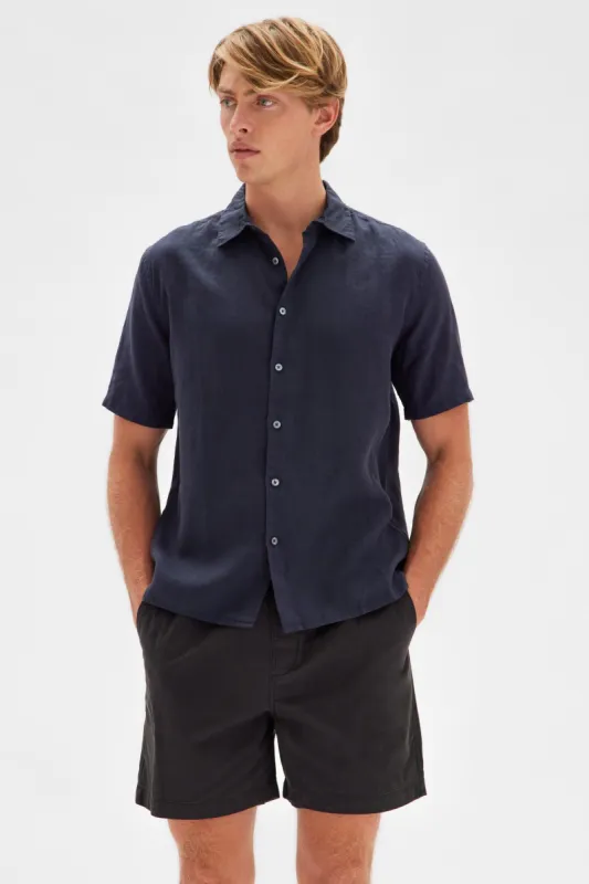 Short Sleeve Linen Shirt sold by Assembly Label