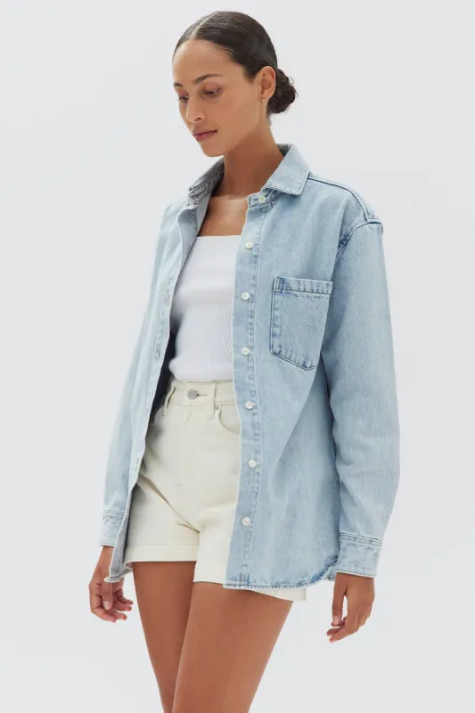 Womens Denim Overshirt sold by Assembly Label