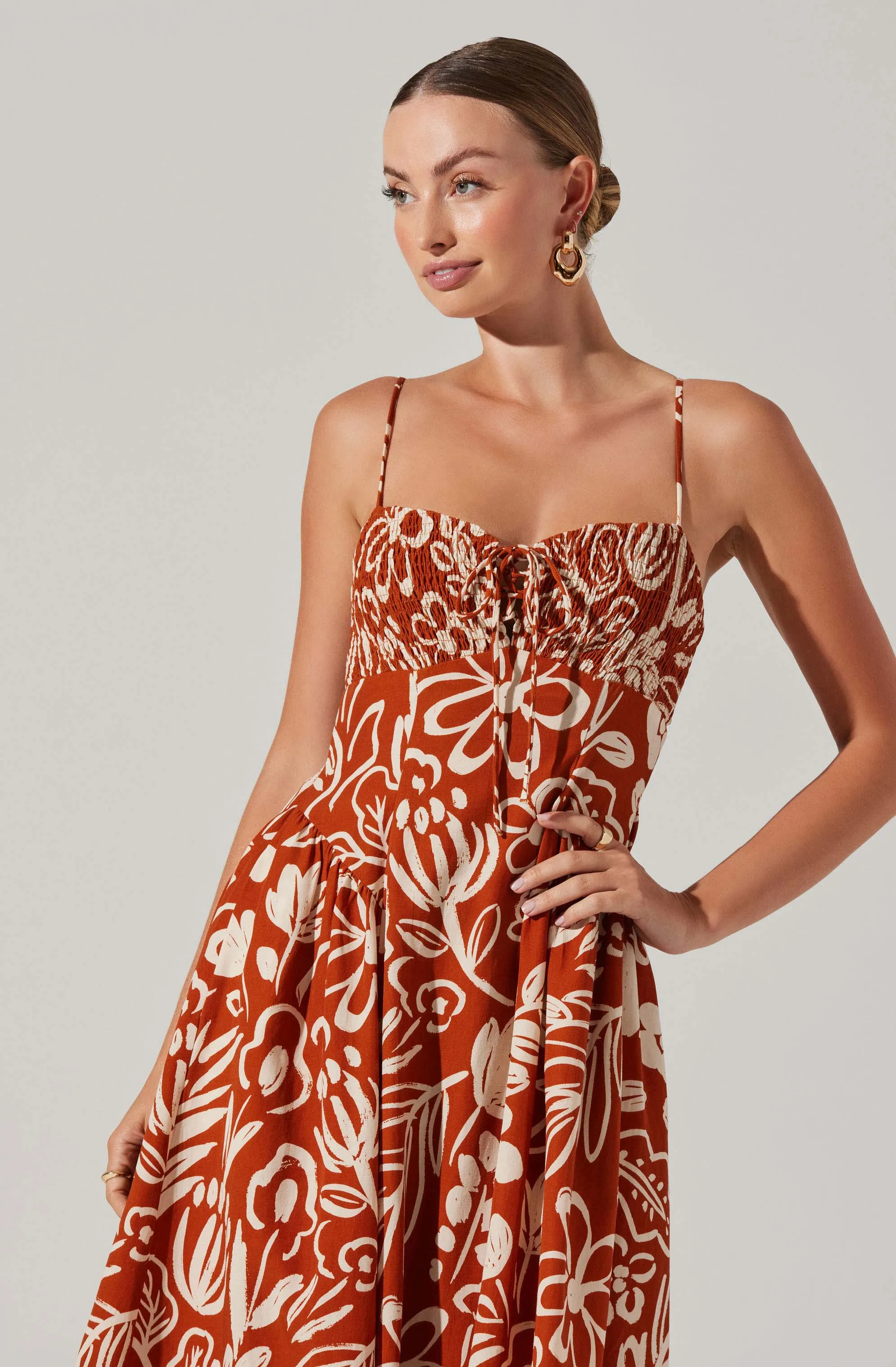 Sarai Floral Midi Dress sold by Astr product image thumbnail 5