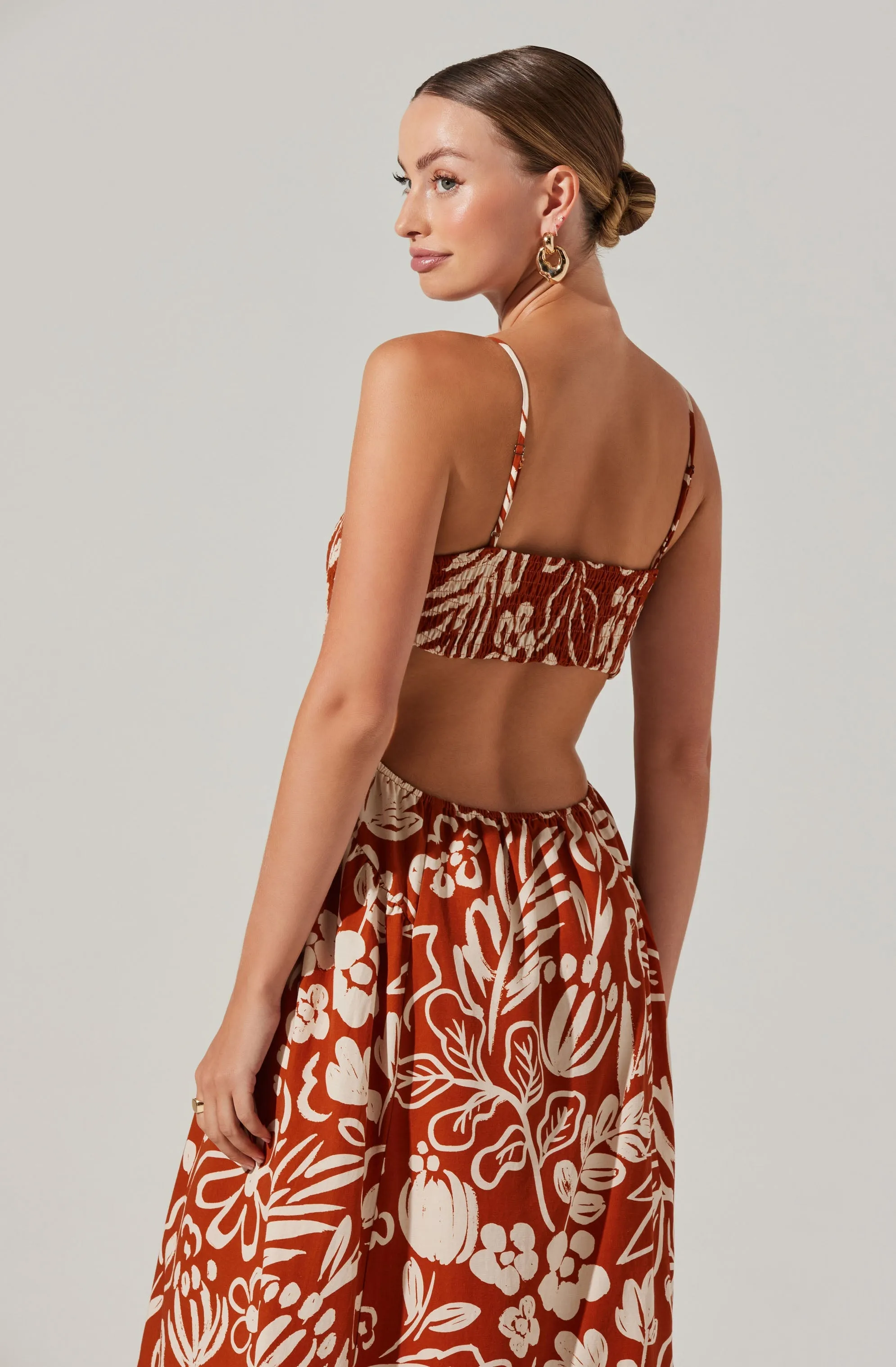 Sarai Floral Midi Dress sold by Astr product image thumbnail 4
