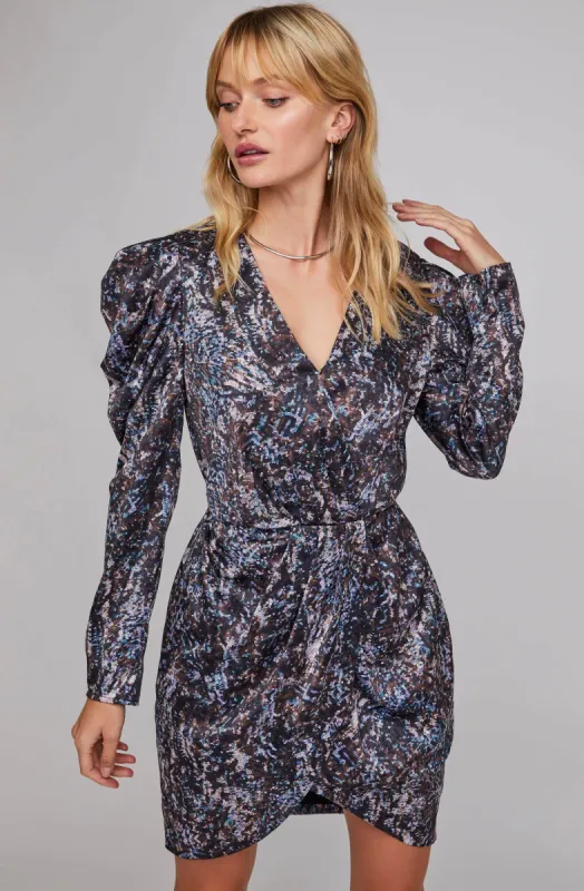 London Puff Sleeve Dress sold by Astr