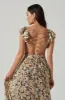Primrose Floral Strappy Back Maxi Dress sold by Astr