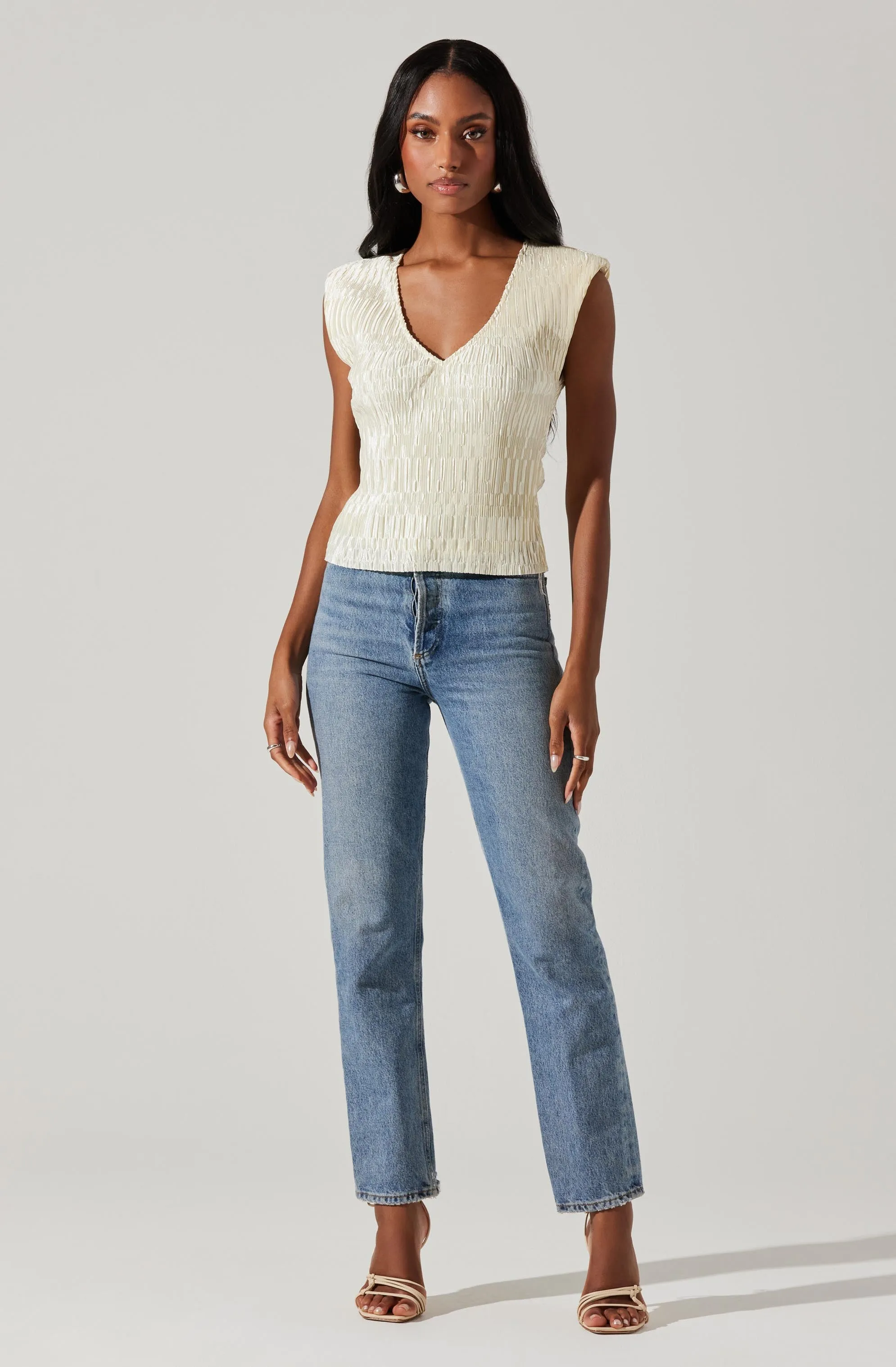 Nyah Plisse Top sold by Astr product image thumbnail 2