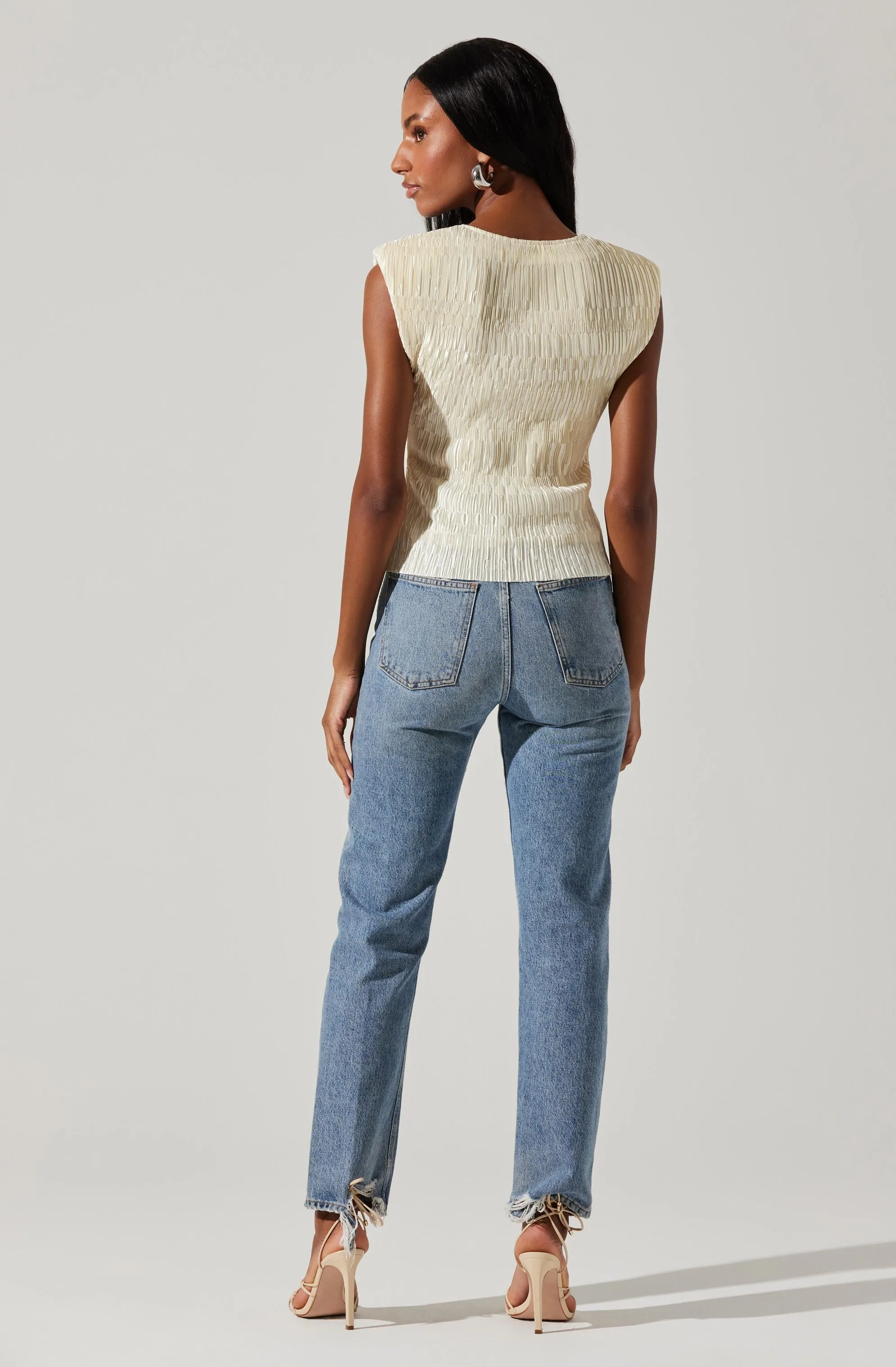 Nyah Plisse Top sold by Astr product image thumbnail 5