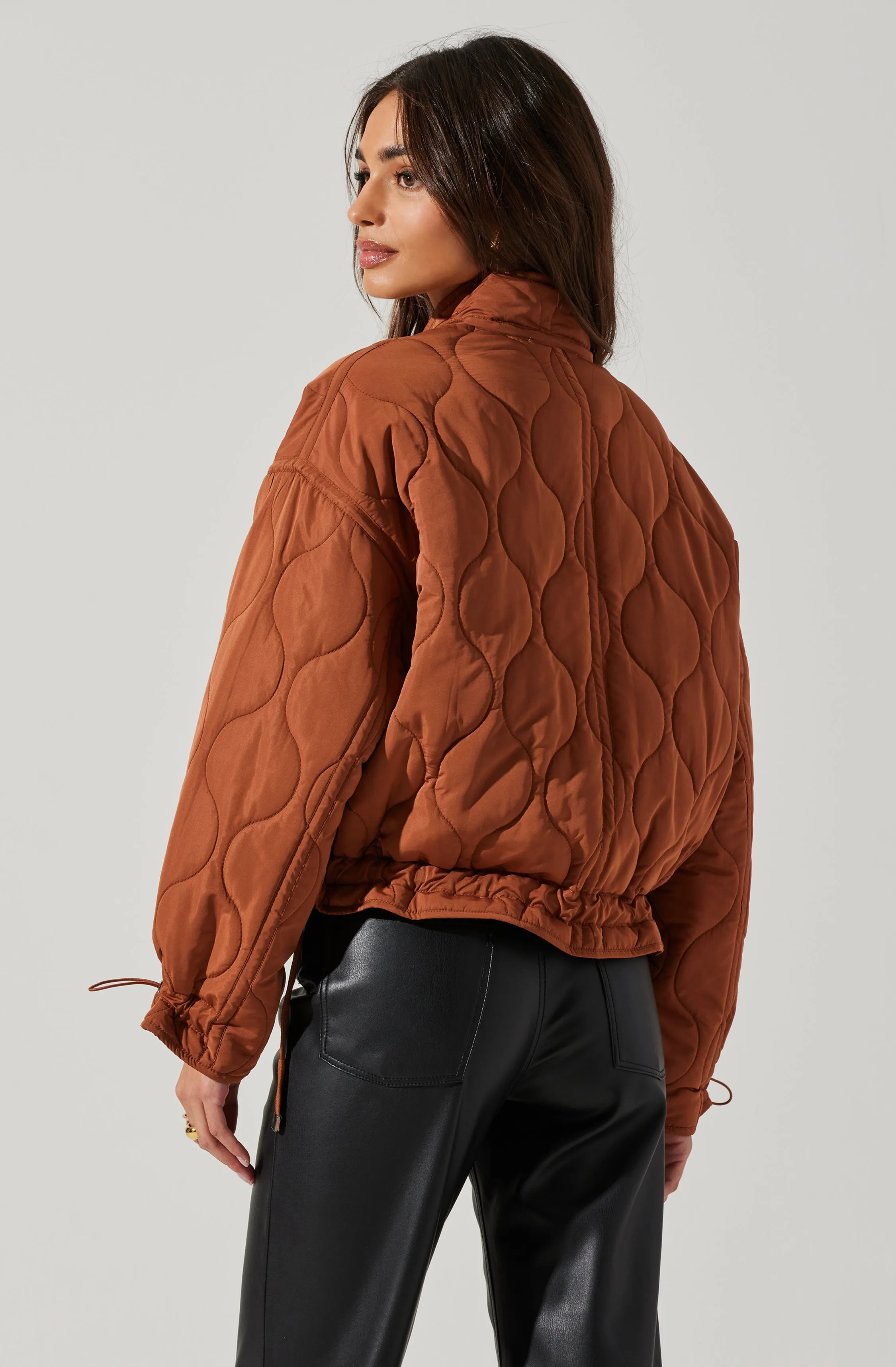 Dalia Quilted Cinched Jacket sold by Astr product image thumbnail 4