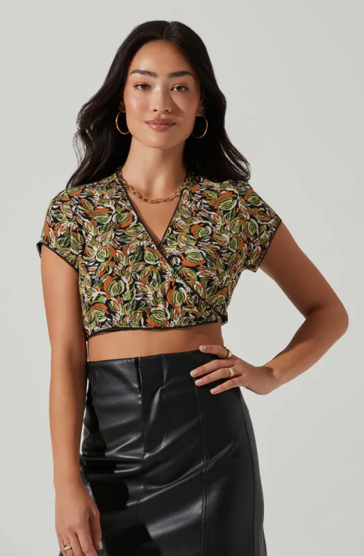 Sayla V-Neck Top made by Astr