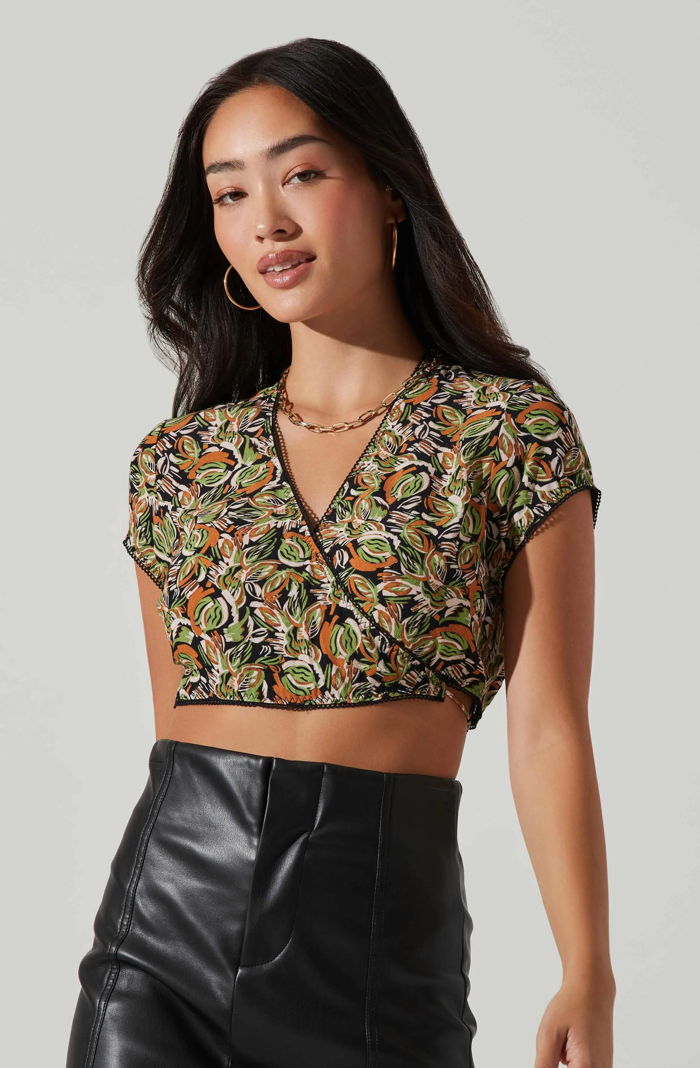 Sayla V-Neck Top sold by Astr product image thumbnail 3