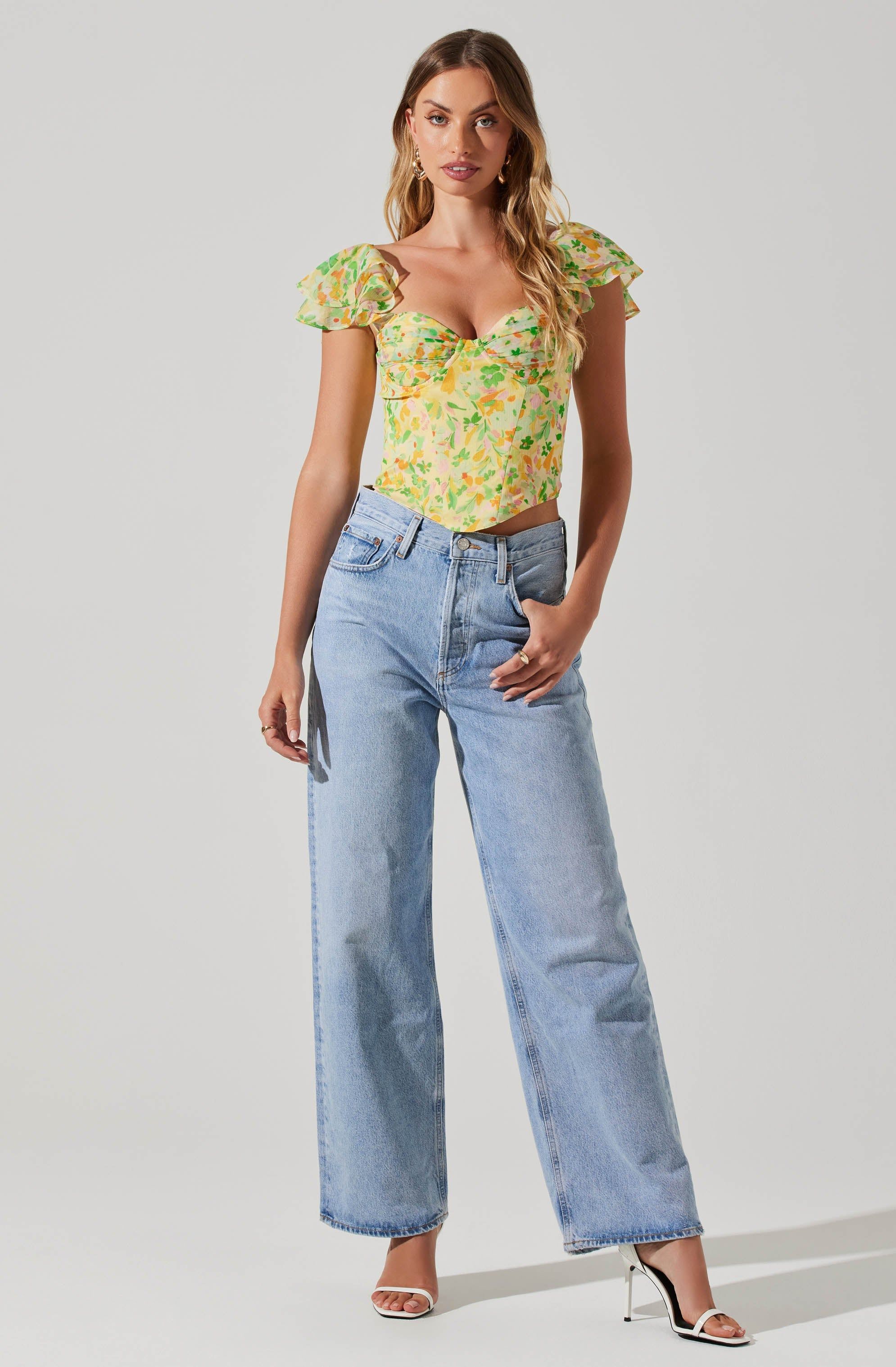 Corazon Floral Bustier Top sold by Astr product image thumbnail 2