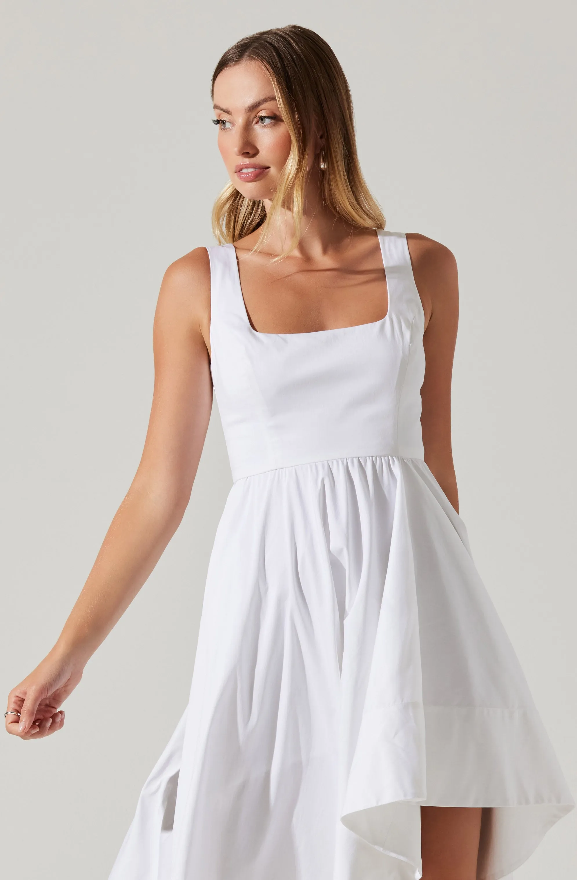 Allora Asymmetrical Midi Dress sold by Astr product image thumbnail 4