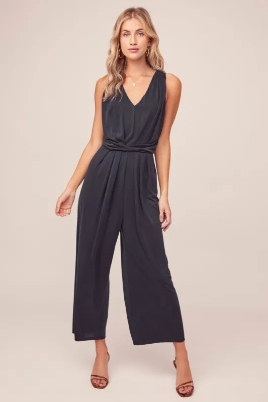Cinch Waist Jumpsuit sold by Astr