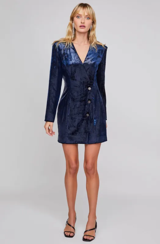 Zaire Mini Wrap Dress made by Astr