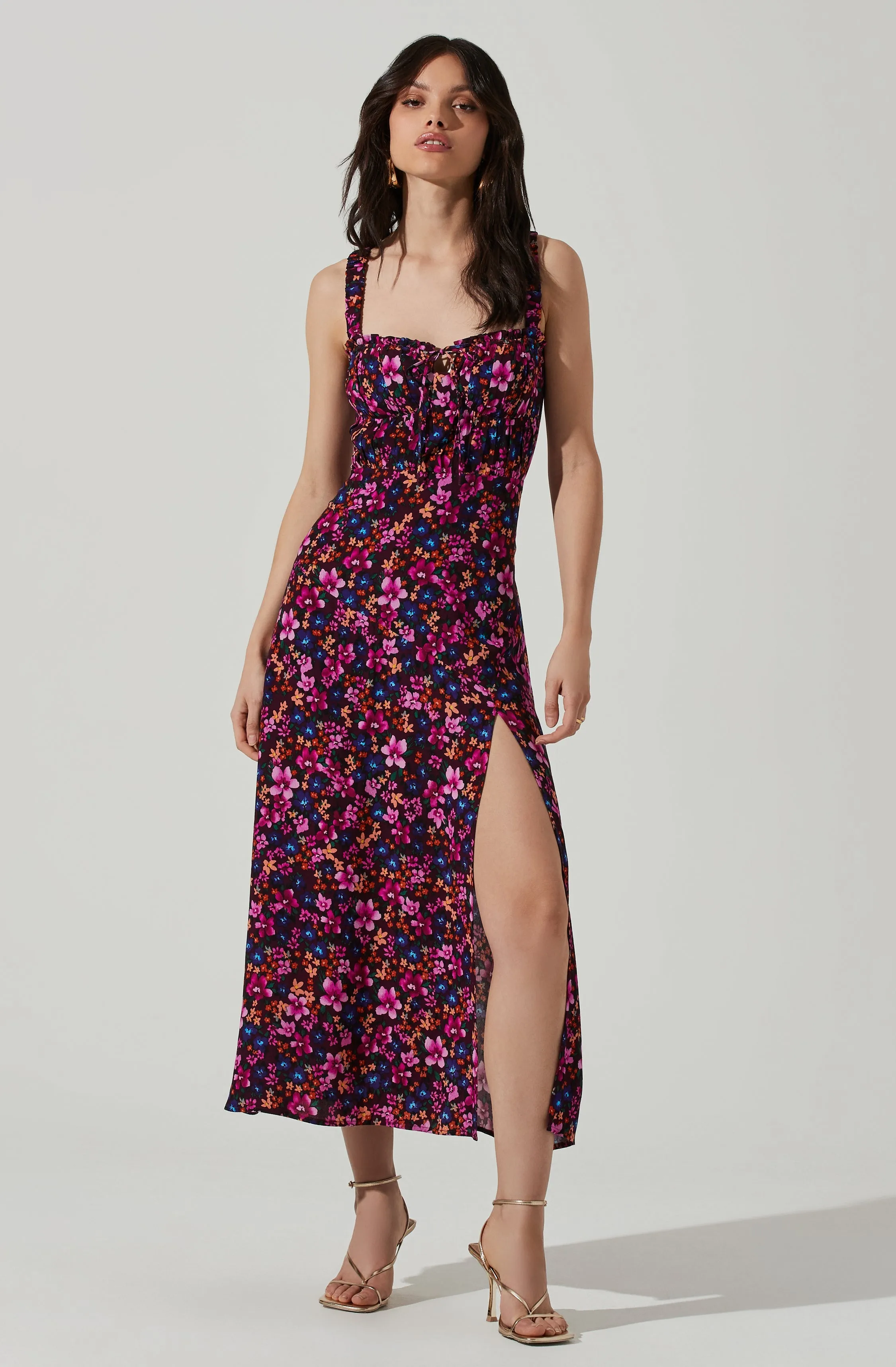 Elsie Floral Midi Dress sold by Astr product image thumbnail 3