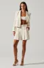 Preston Pinstripe Cropped Blazer sold by Astr