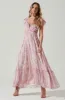 Primrose Floral Strappy Back Maxi Dress sold by Astr