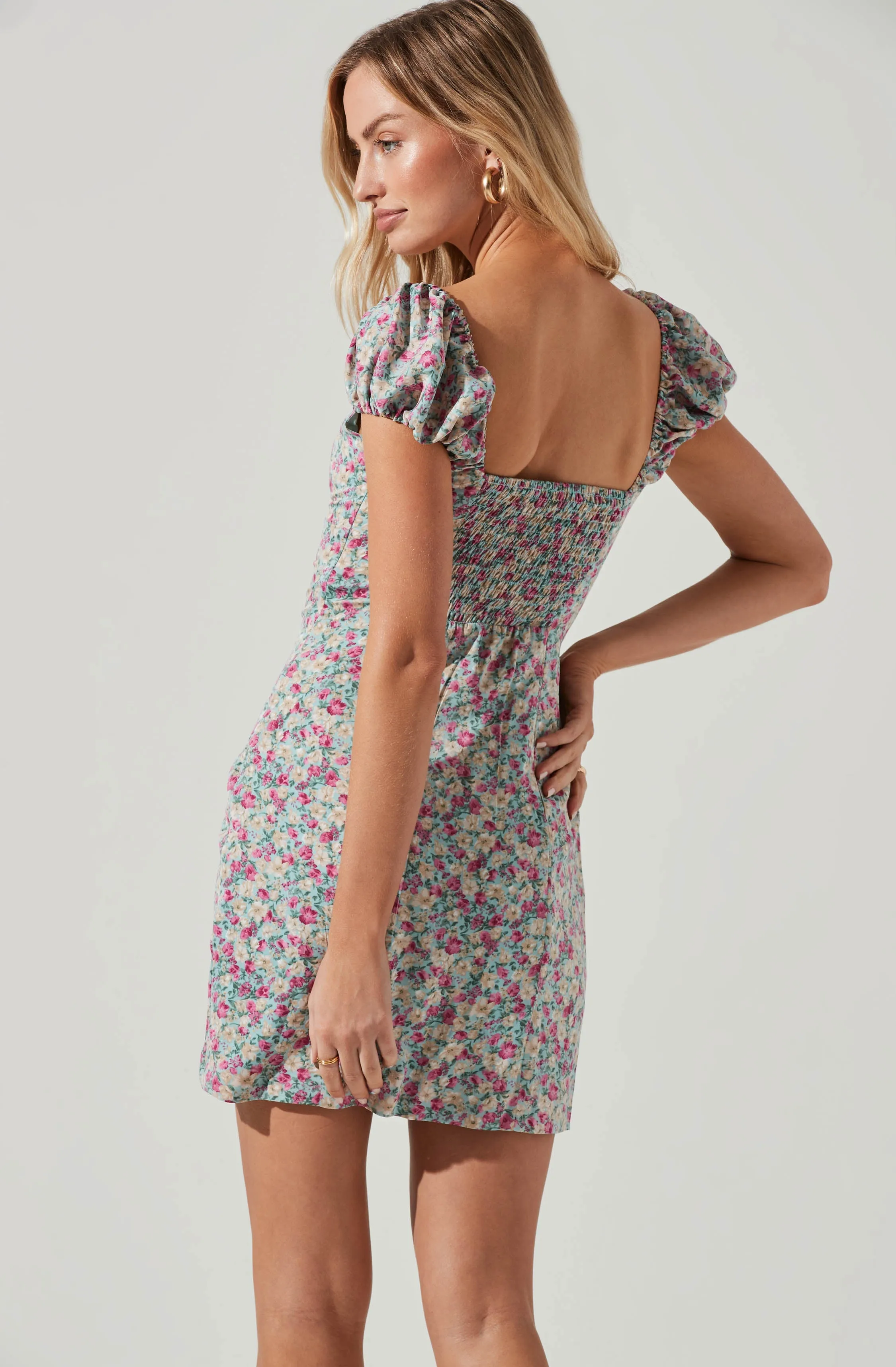 Faux Bust Mini Dress sold by Astr product image thumbnail 4