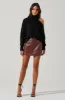 Mock Neck Cutout Sweater sold by Astr