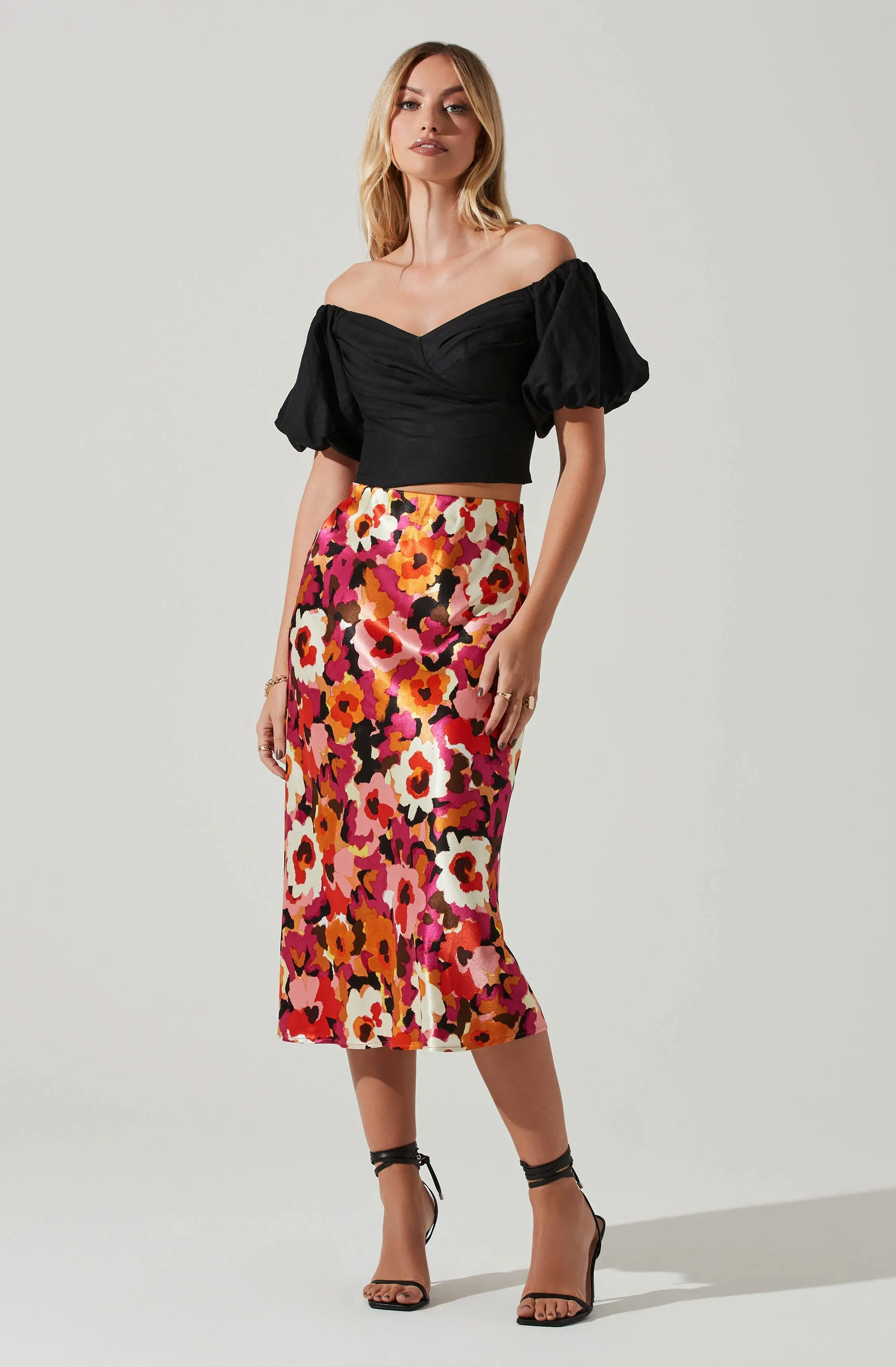 Laurana Off Shoulder Puff Sleeve Top sold by Astr product image thumbnail 2