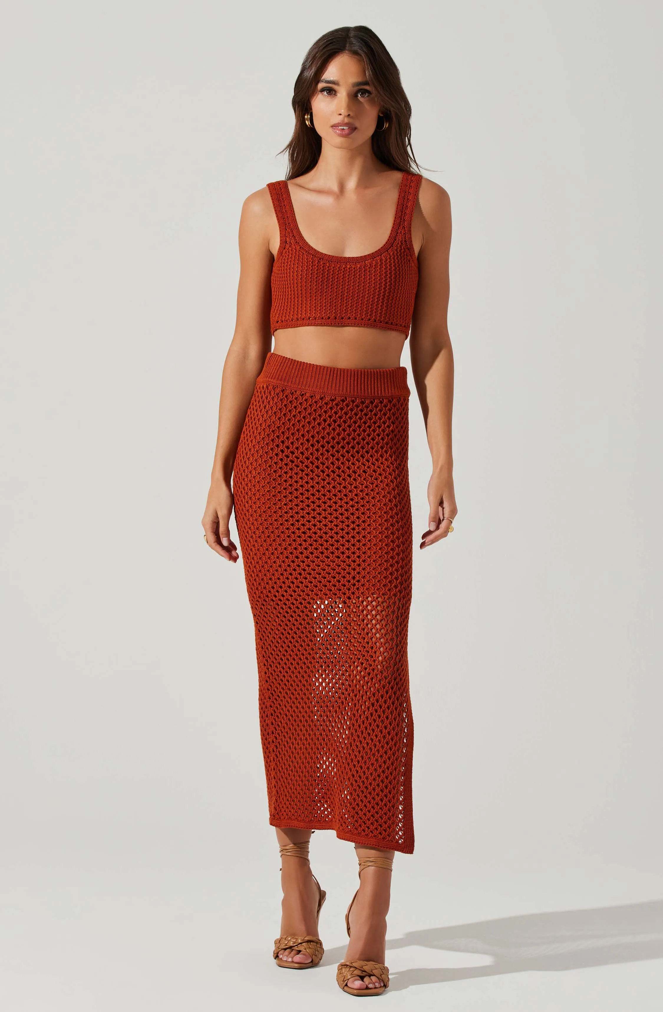 Kendelle Crochet Crop Top sold by Astr product image thumbnail 2