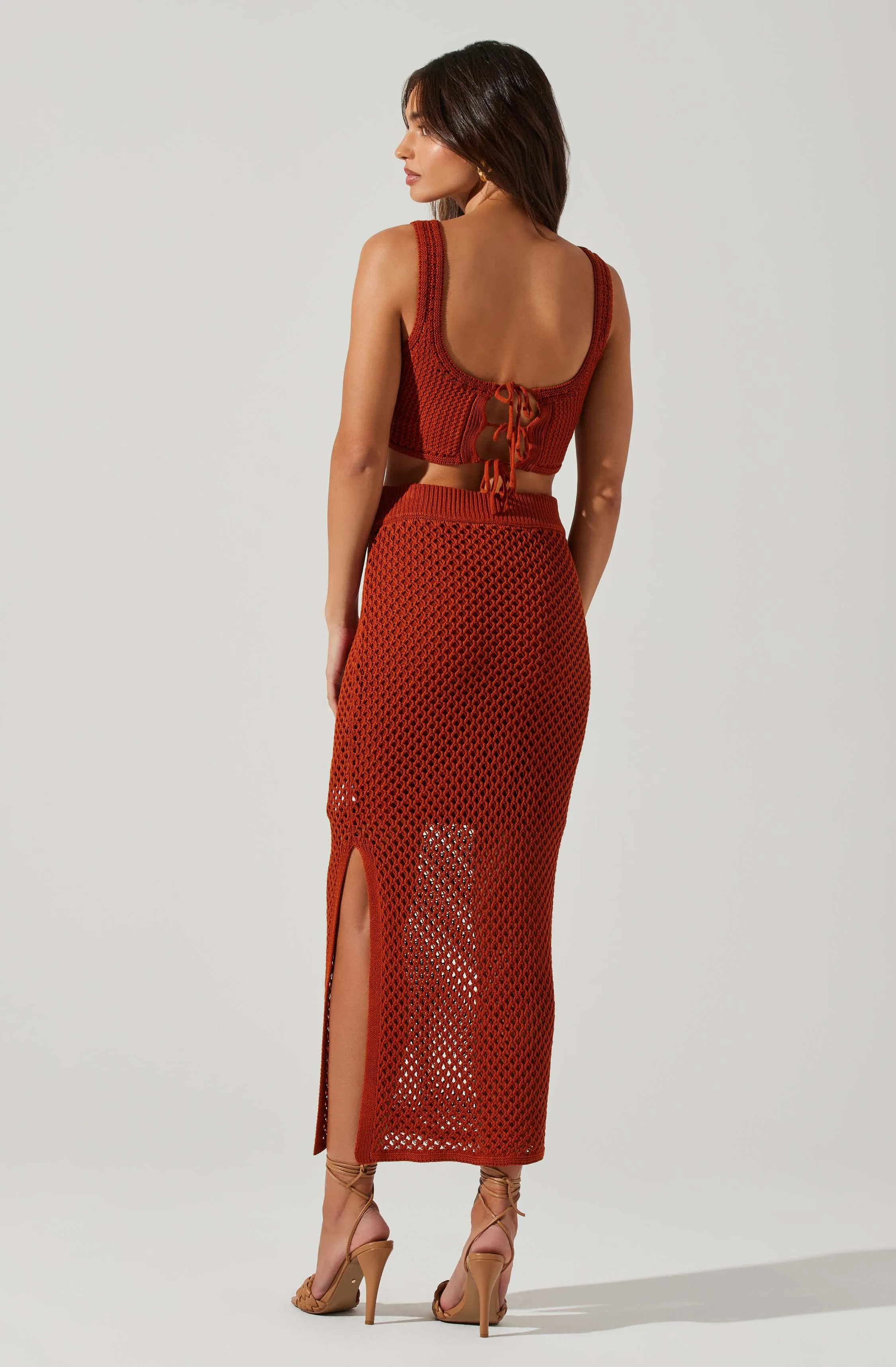 Kendelle Crochet Crop Top sold by Astr product image thumbnail 4