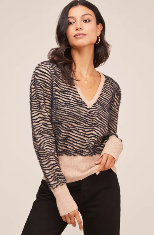 Tiger Pullover Sweater made by Astr