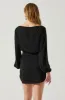 Edita Rhinestone Embellished Long Sleeve Mini Dress sold by Astr