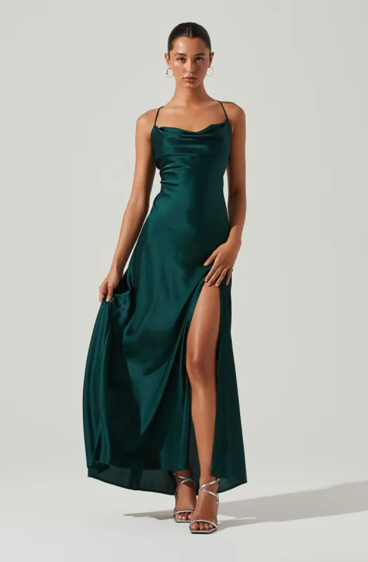 Palisades Cowl Neck Maxi Dress sold by Astr
