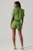 Kerrigan Cropped Linen Blazer sold by Astr