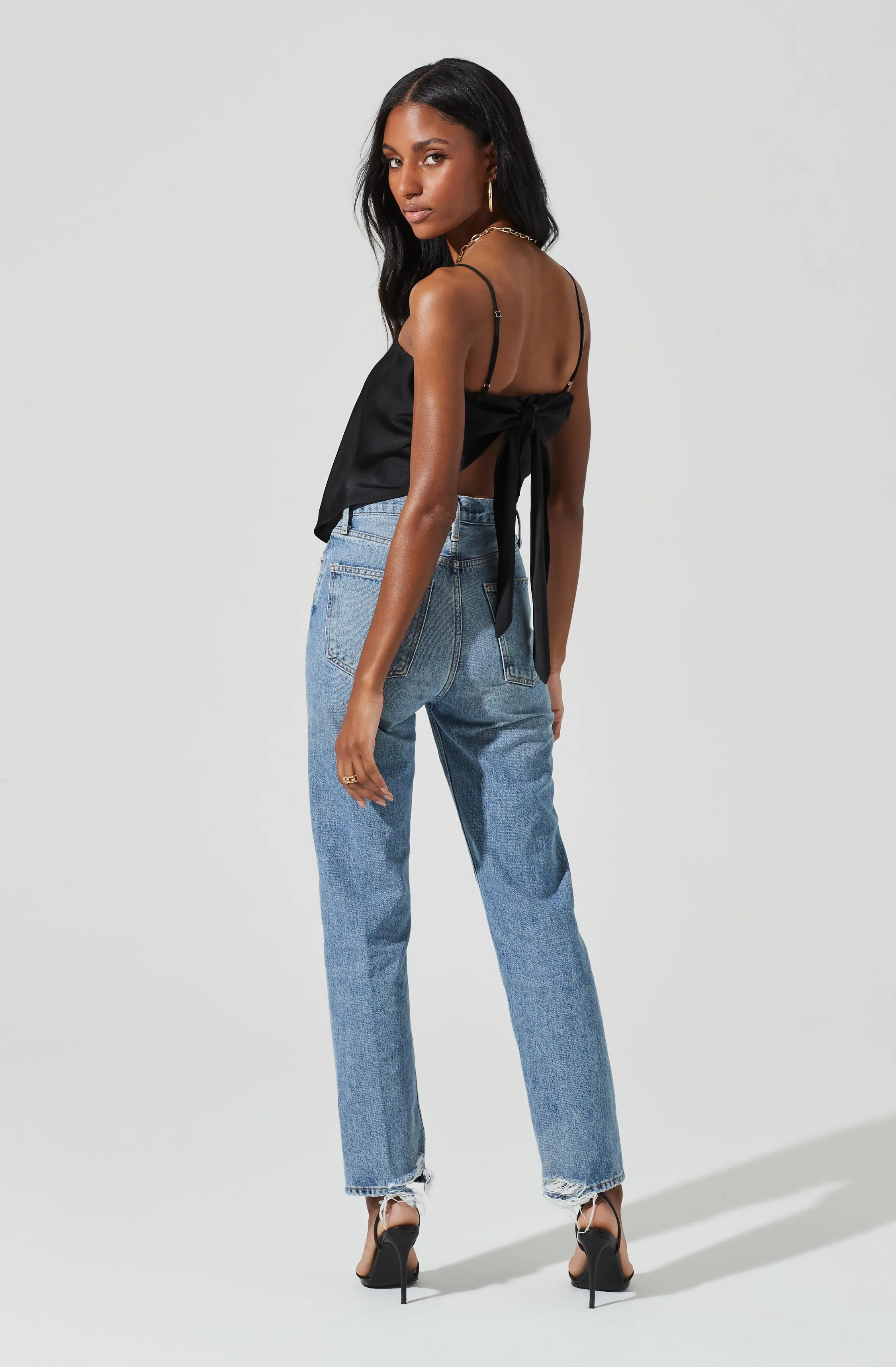 Tie Back Square Neck Cami sold by Astr product image thumbnail 5