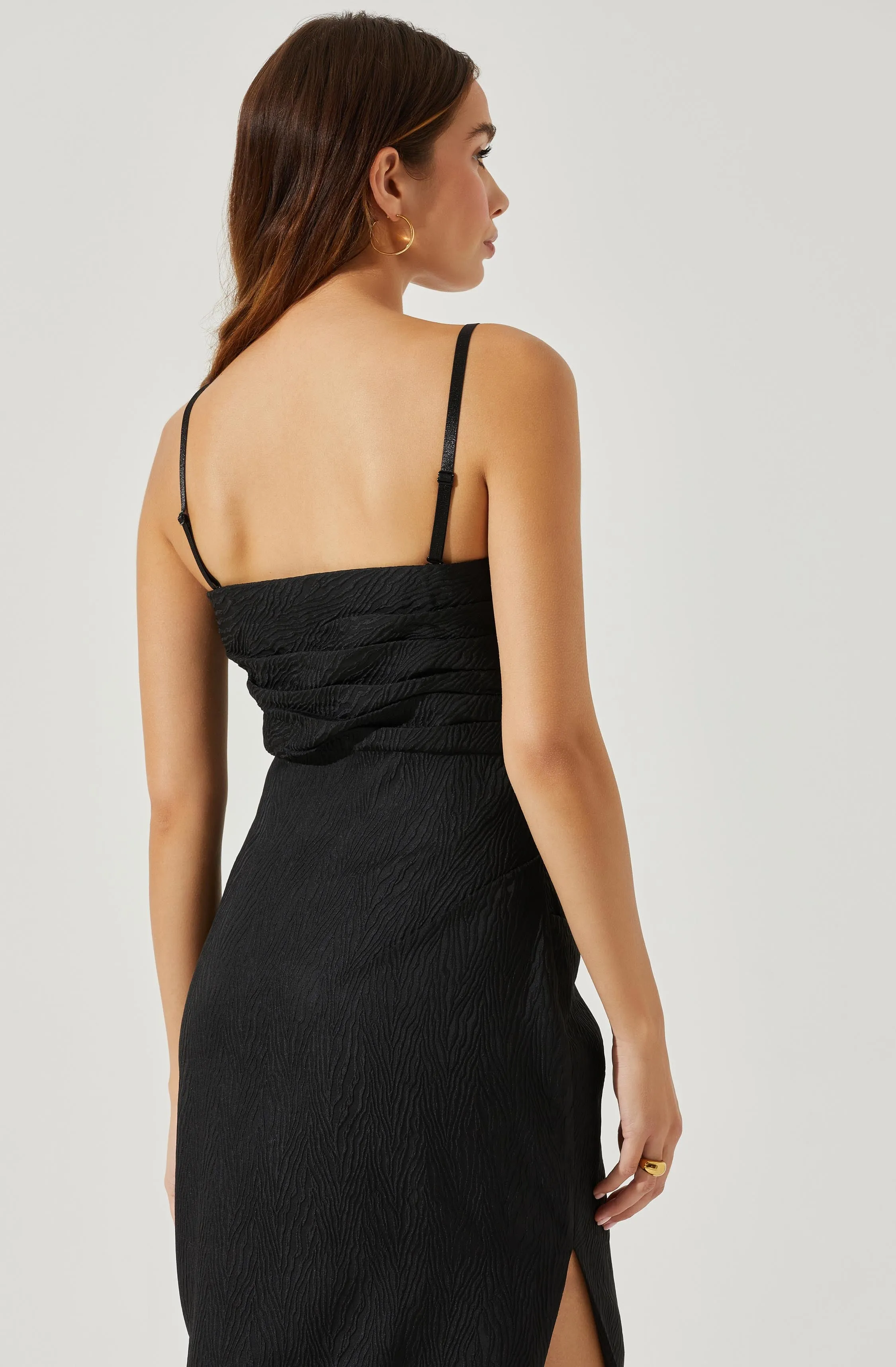 Muriel Jacquard Midi Dress sold by Astr product image thumbnail 5
