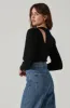 Asymmetrical Top With Long Sleeves sold by Astr