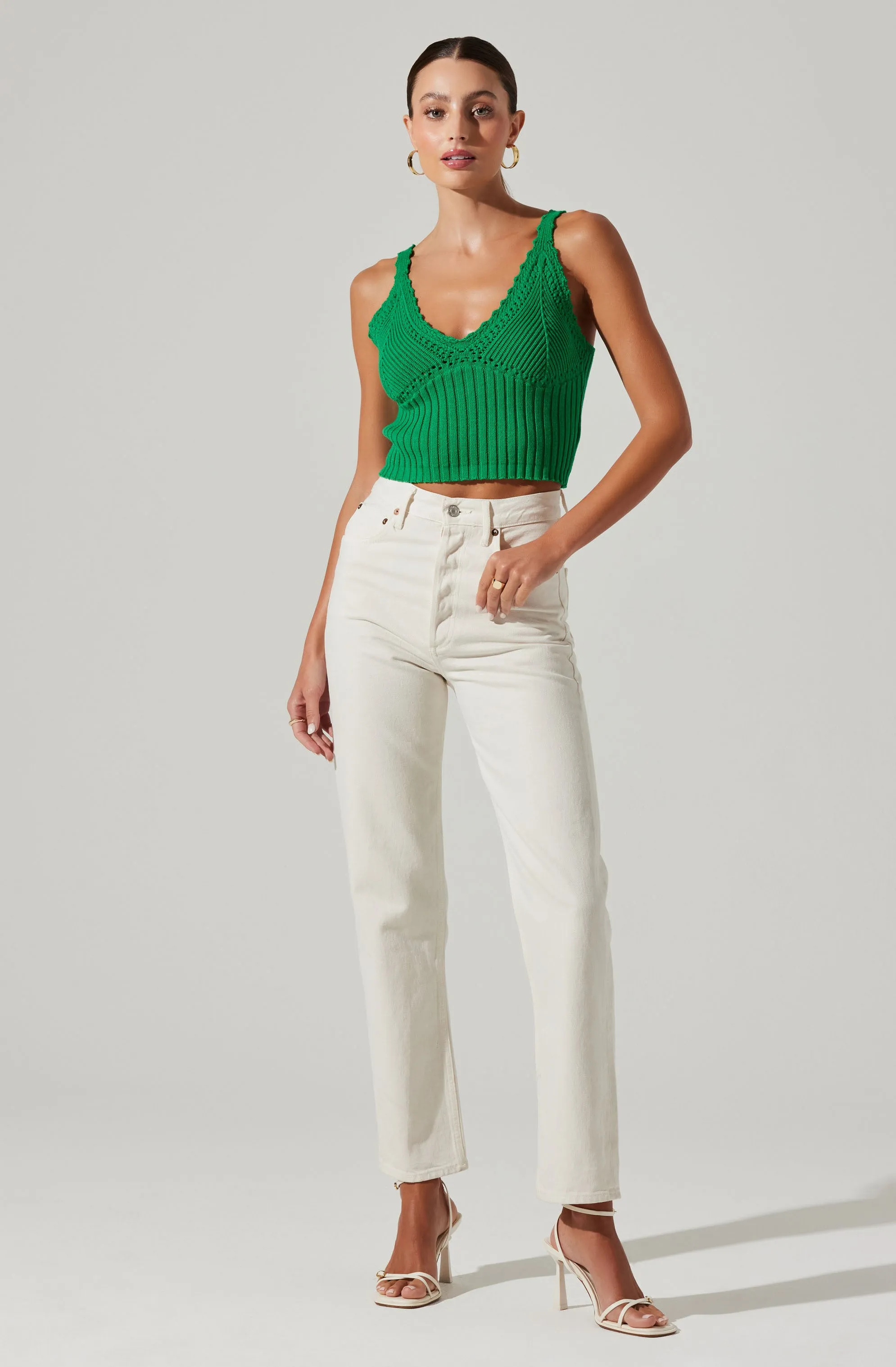 Darma V-Neck Sweater Tank sold by Astr product image thumbnail 5