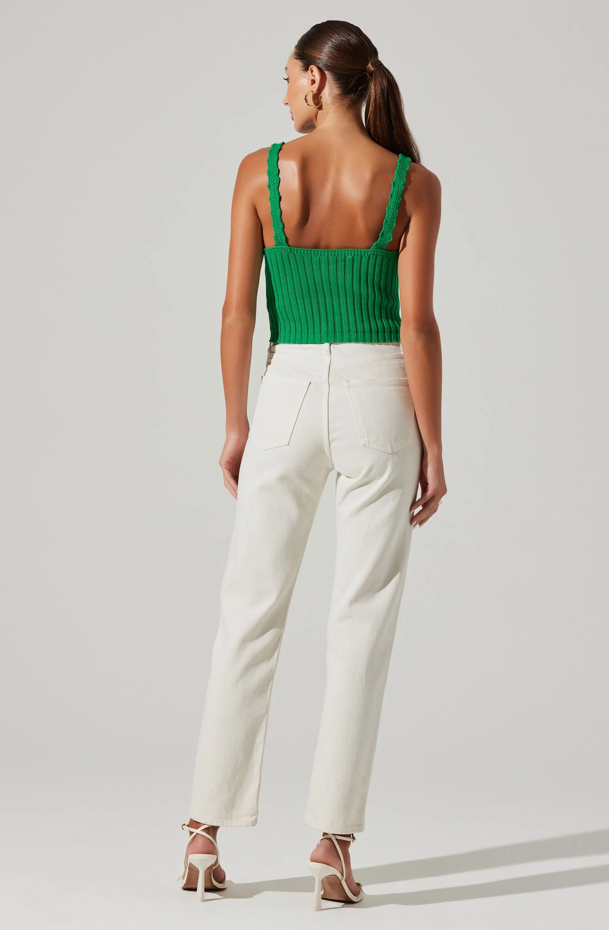 Darma V-Neck Sweater Tank sold by Astr product image thumbnail 4