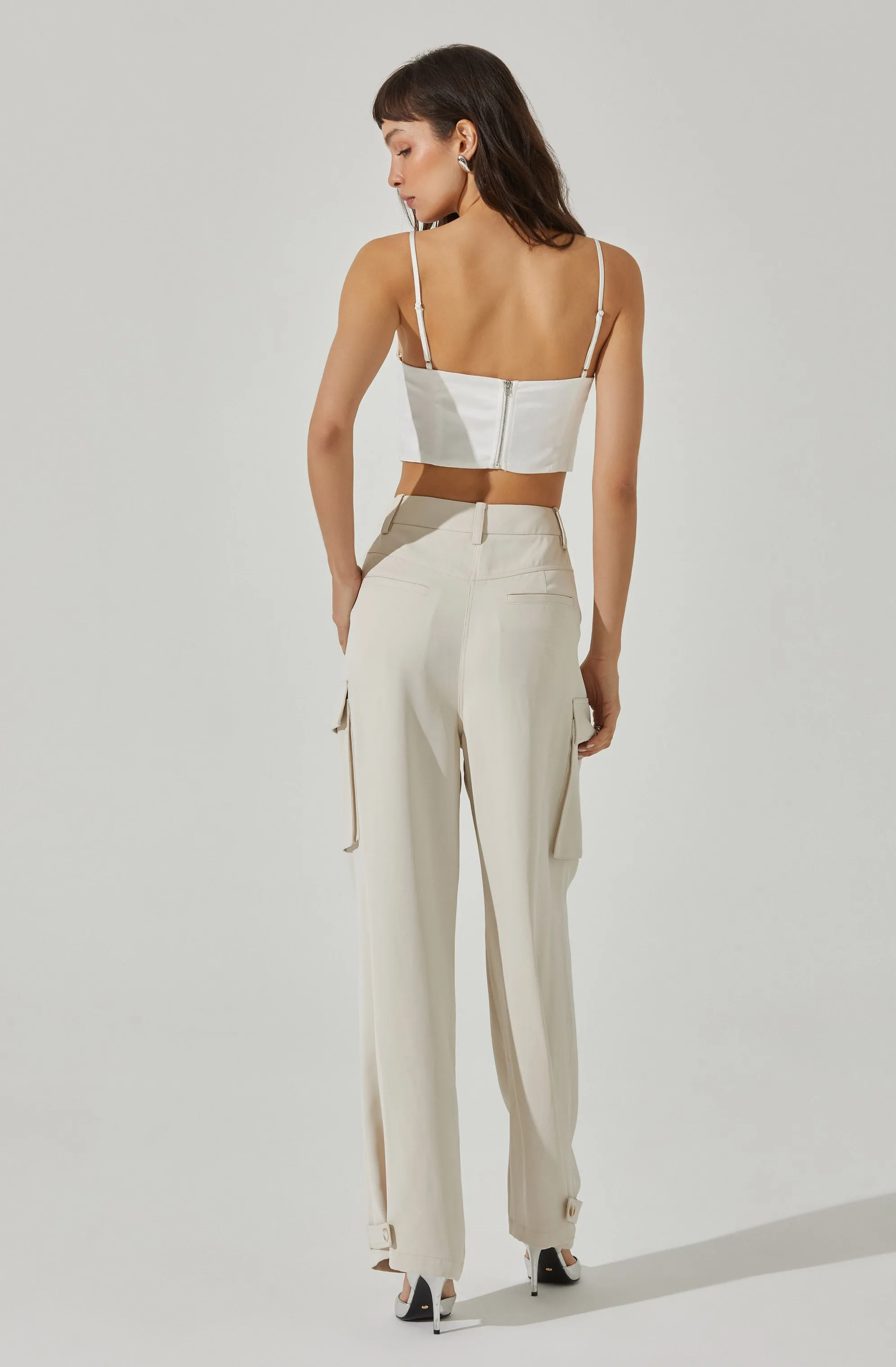 Satin Corset Tank Top sold by Astr product image thumbnail 5