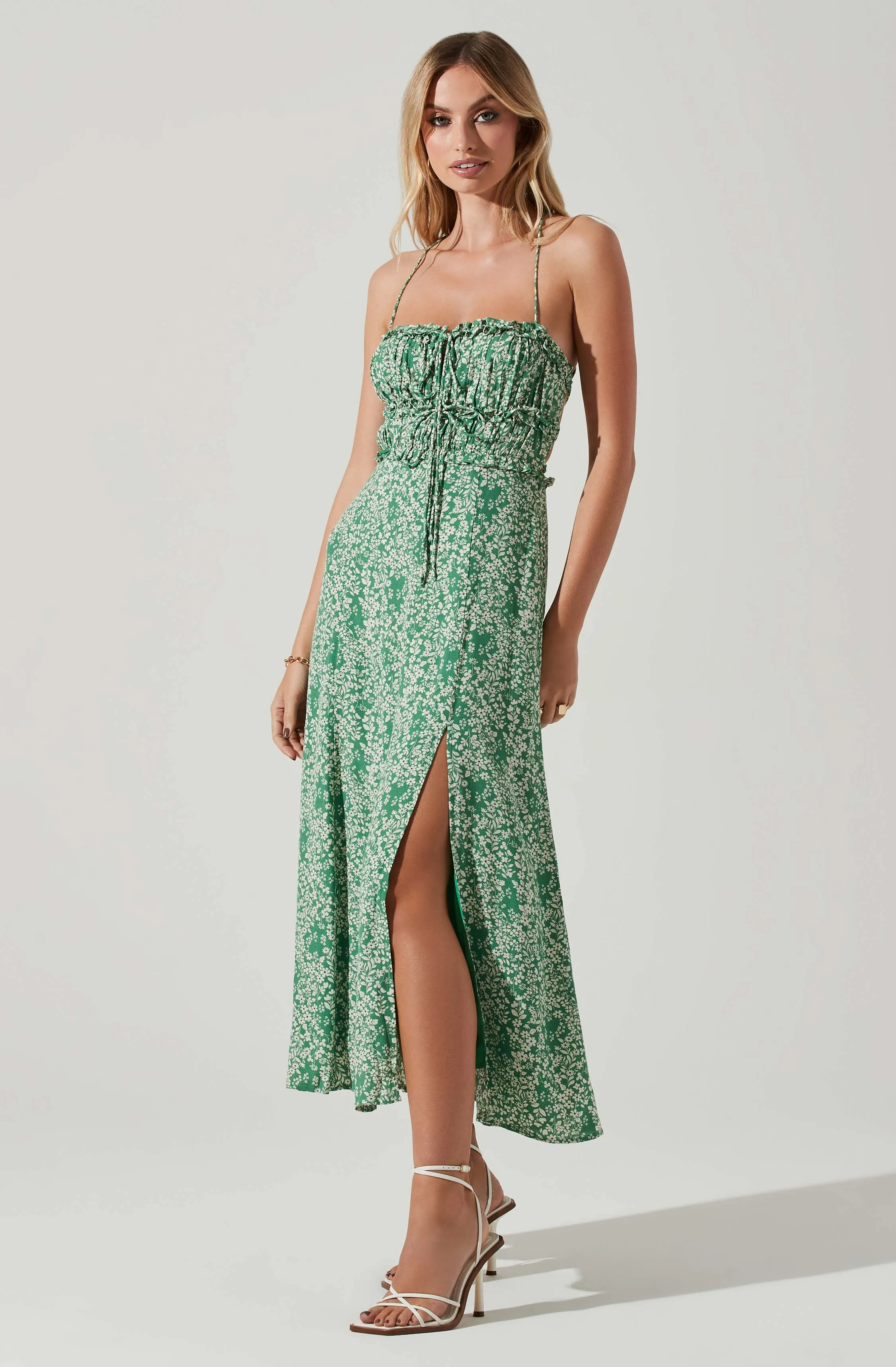 Amalea Floral Midi Dress sold by Astr product image thumbnail 4